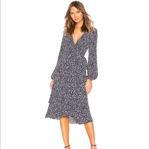Privacy Please Vienna Wrap Dress Midi